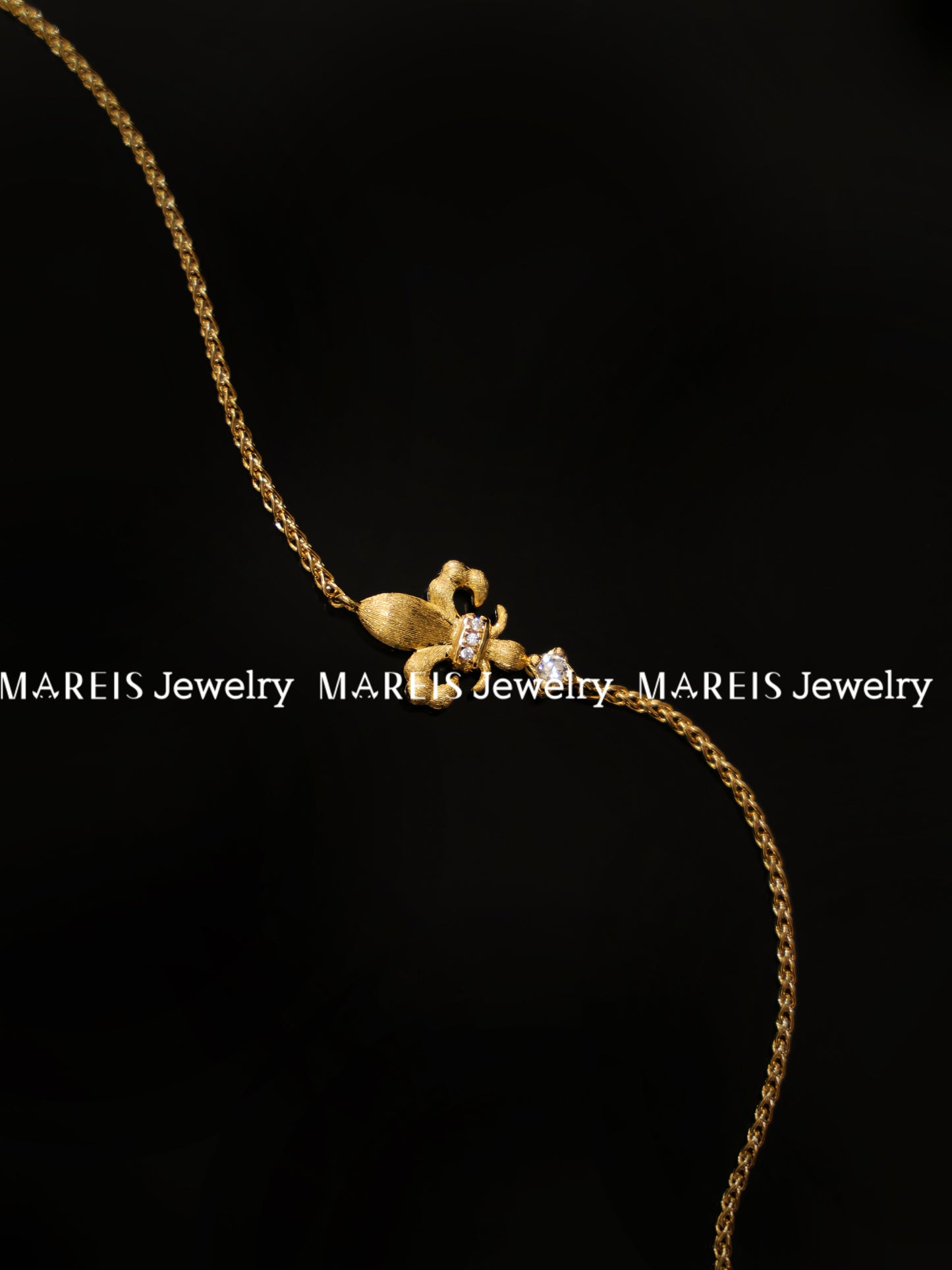 18K Gold Plated Double-sided Iris Segrinato Bracelet