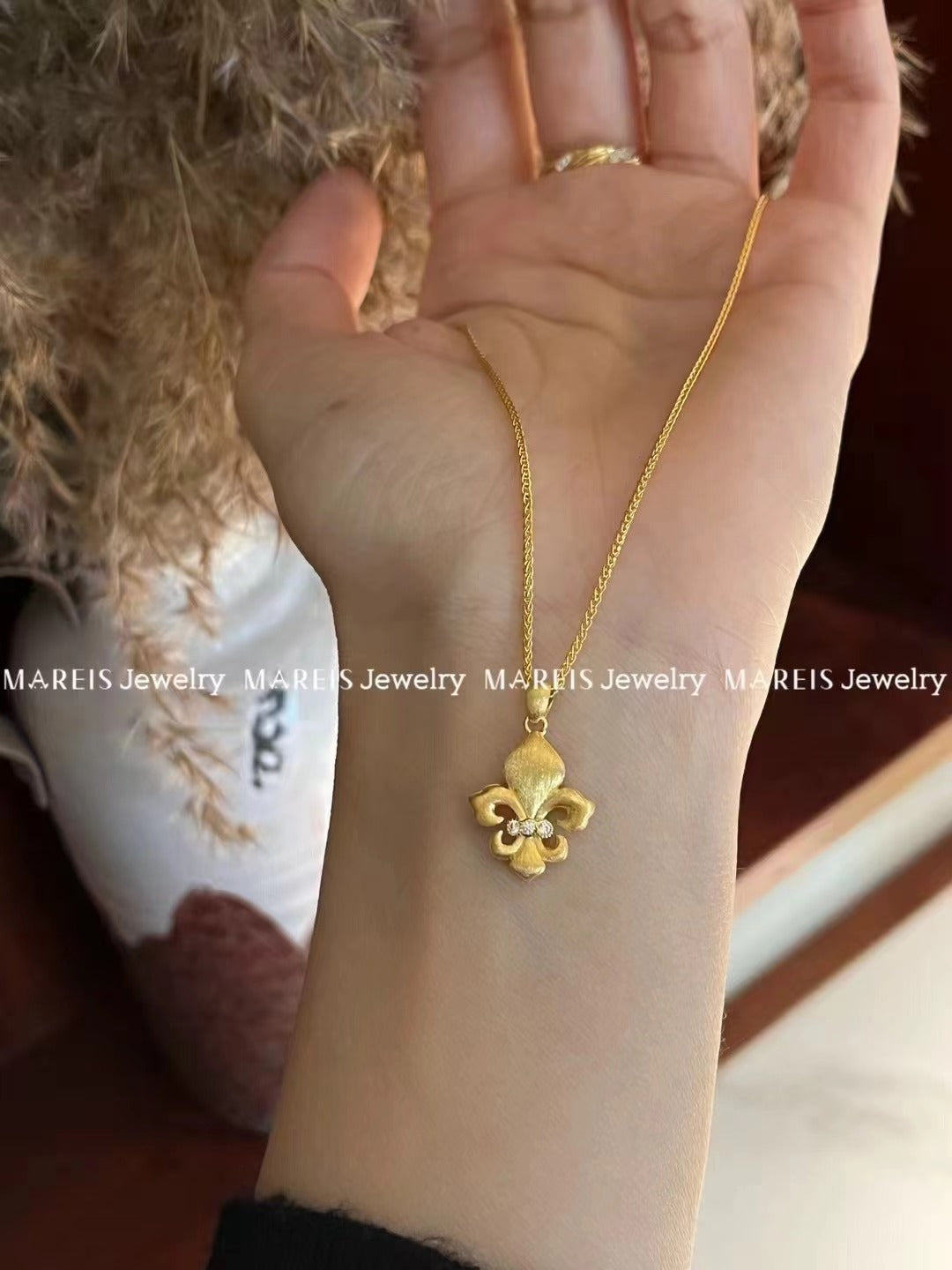 18K Gold Plated Iris Segrinato Necklace