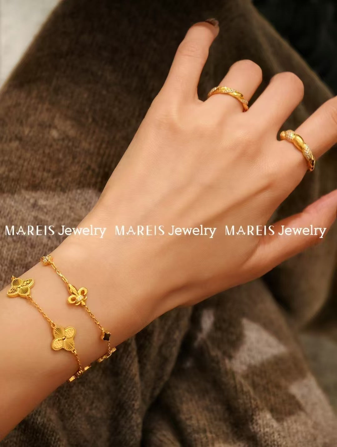 18K Gold Plated Twist Segrinato Ring