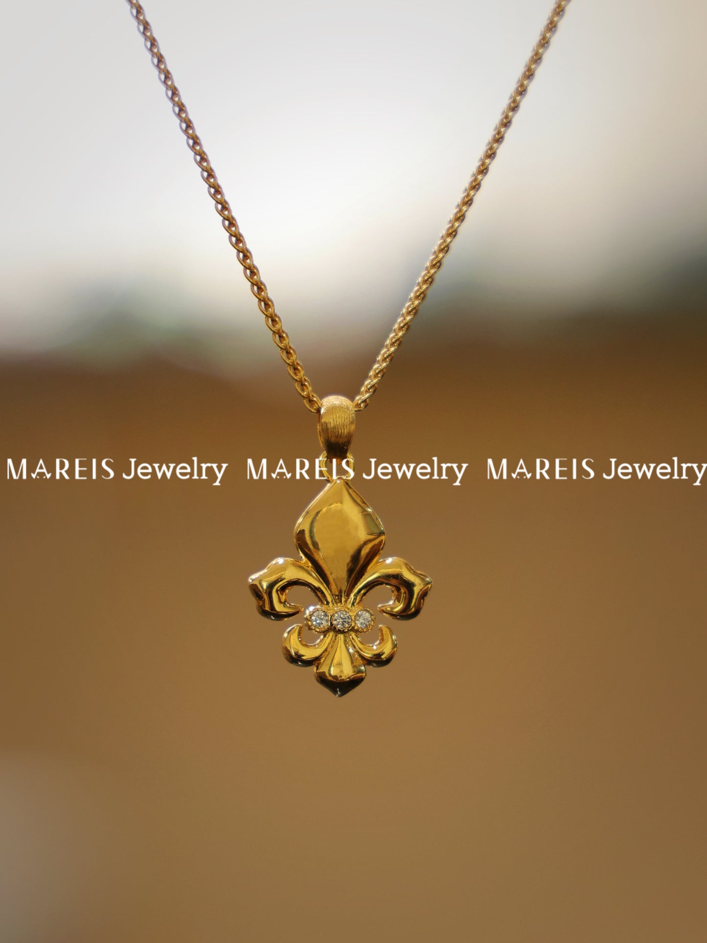 18K Gold Plated Iris Segrinato Necklace