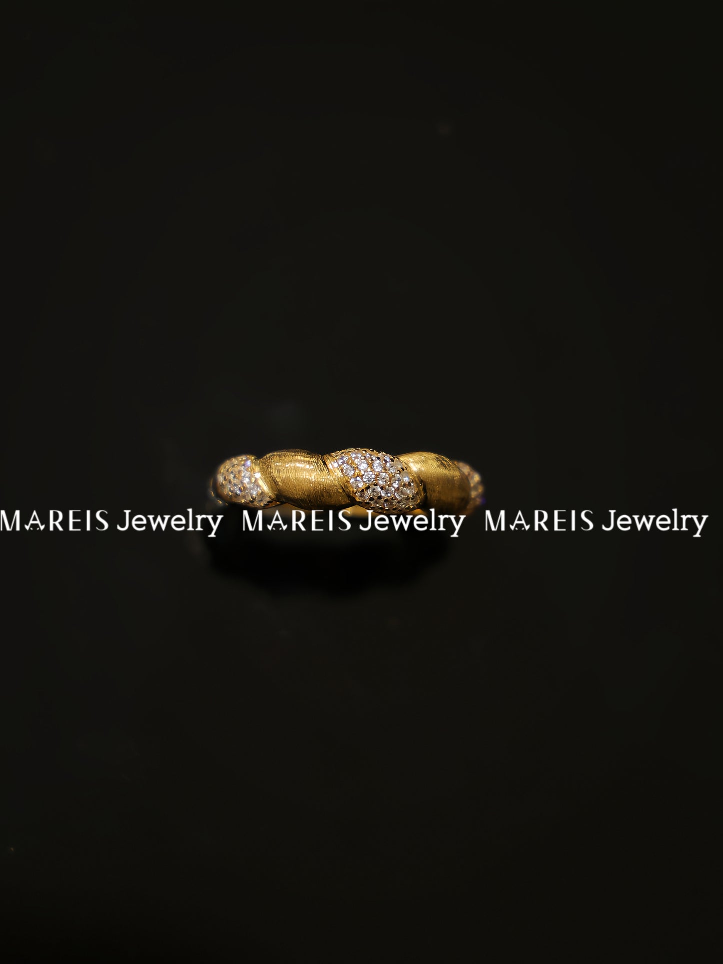 18K Gold Plated Twist Segrinato Ring