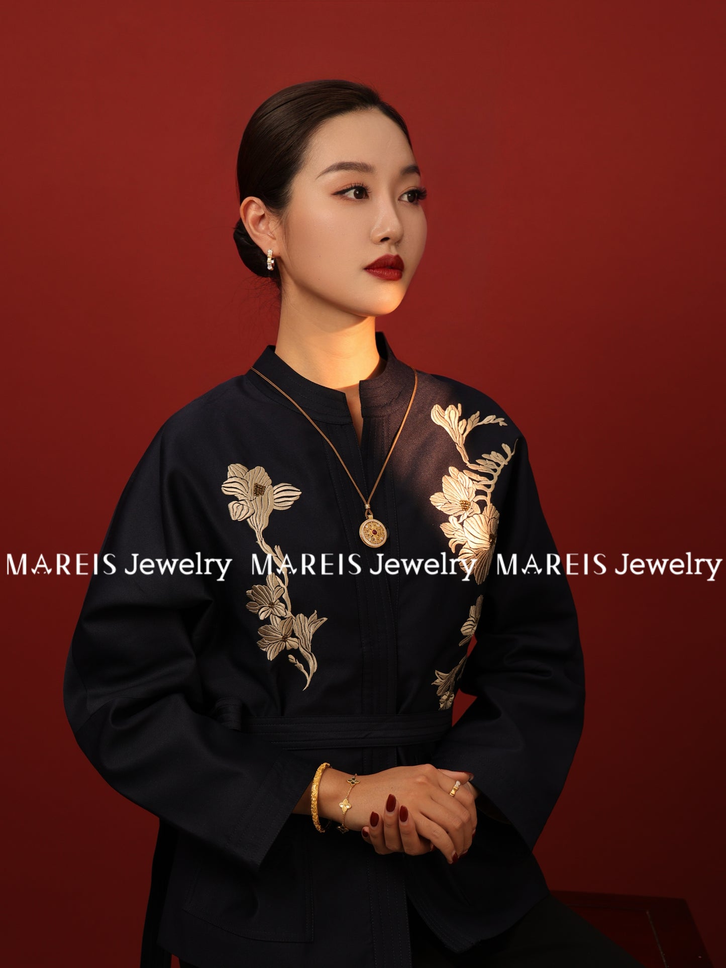 18K Gold Plated Grant-a-wish Compass Necklace