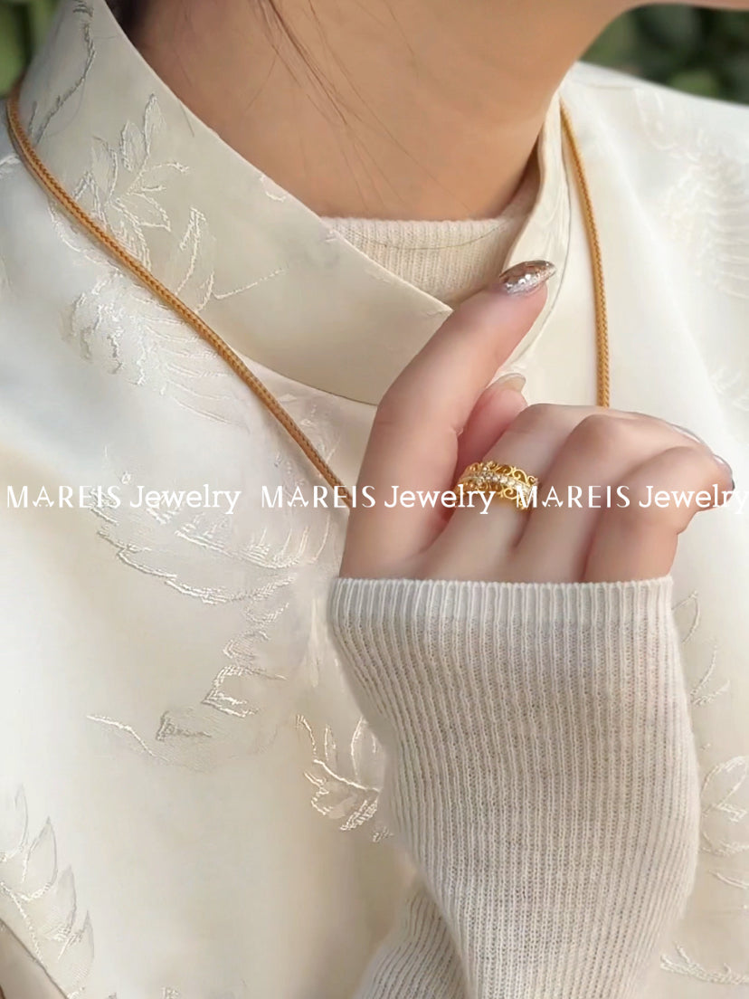 18K Gold Plated Vintage Ring