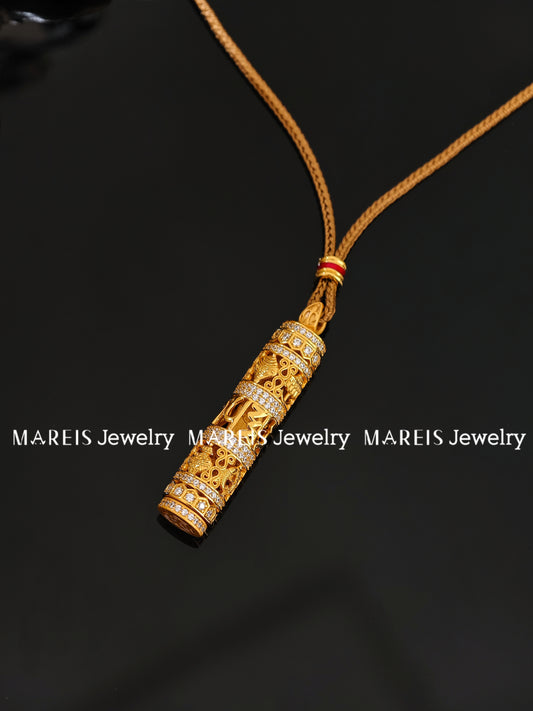 18K Gold Plated Large Guanyin Necklace